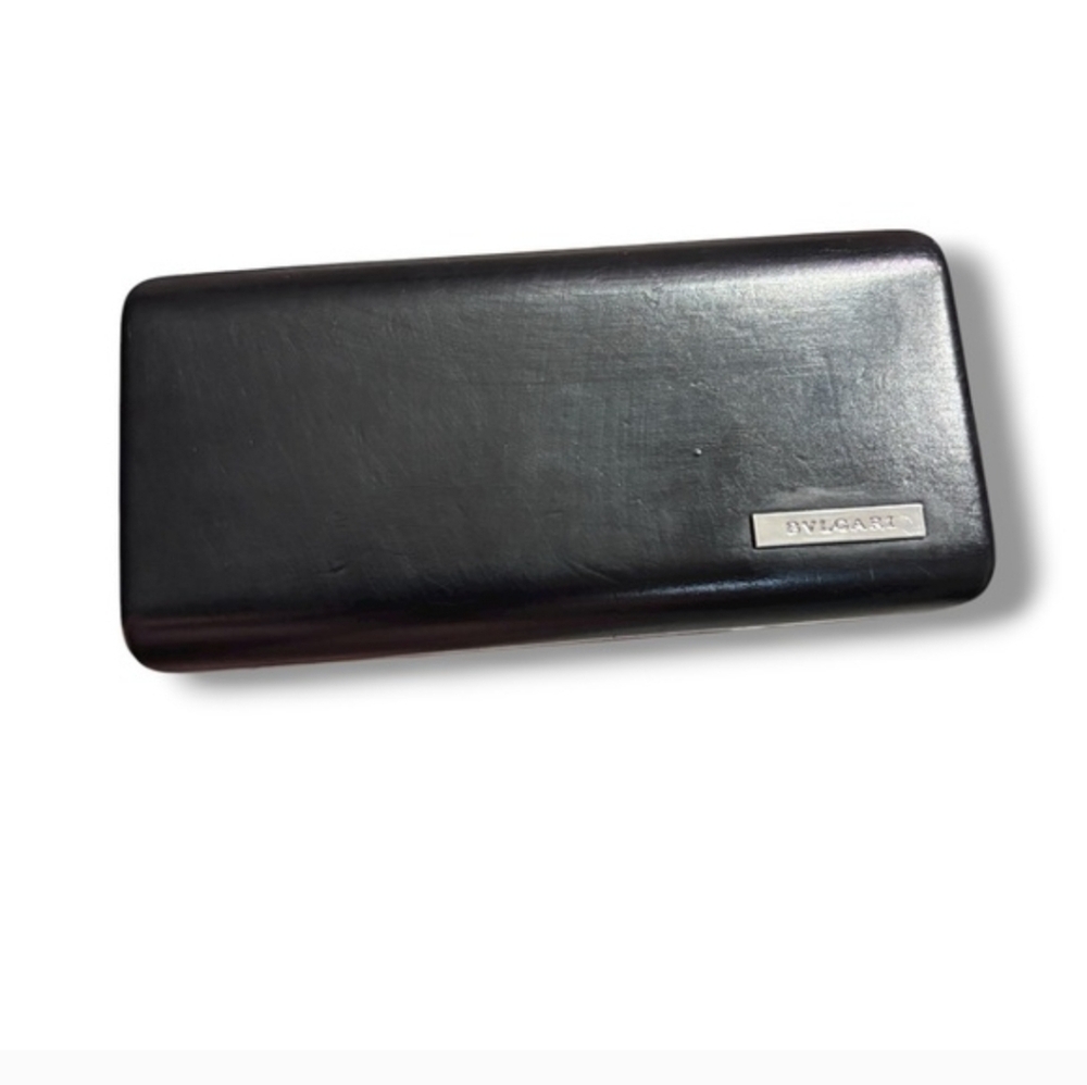 BVLGARI Black Rectangular Optical Hard CaseHard case for sunglasses or glasses